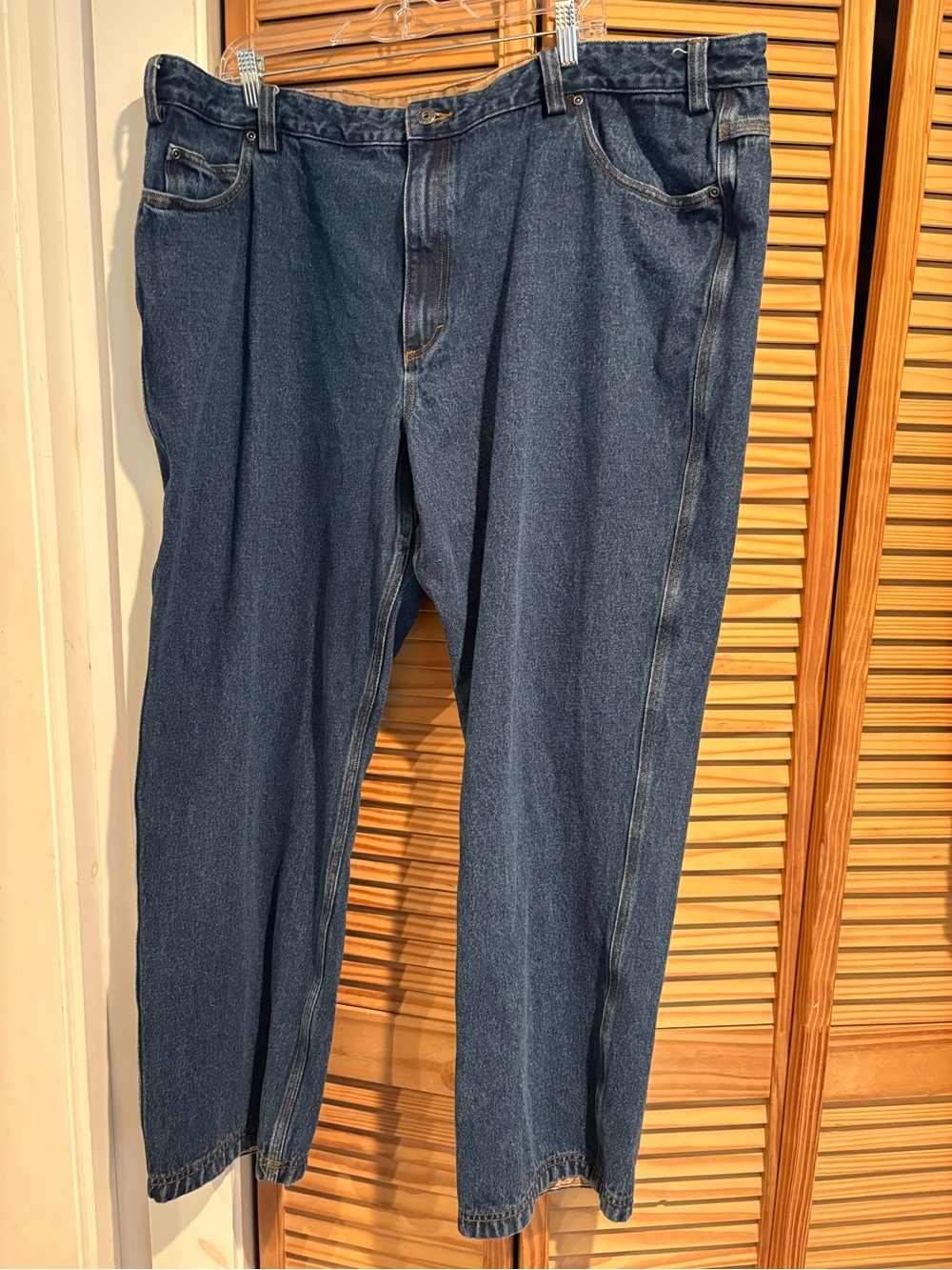 Duluth Trading Co. Men’s  Dark Blue Relaxed Fit Jeans 46x32 Classic Denim